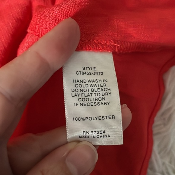 One Clothing Linen Style Button Down Blouse - Picture 5 of 6